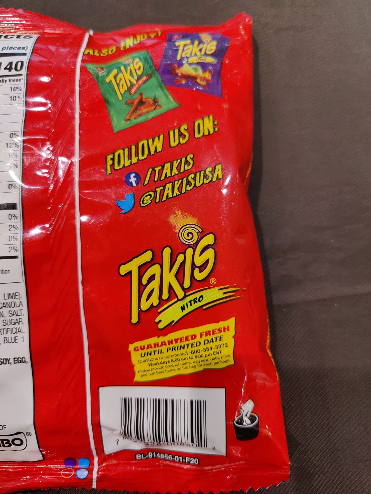 Barcel, Nitro Takis Chips, 9.9 Oz