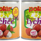 MW Polar Lychee, No Sugar Added, Peeled & Pitted 11 oz (Pack of 2)