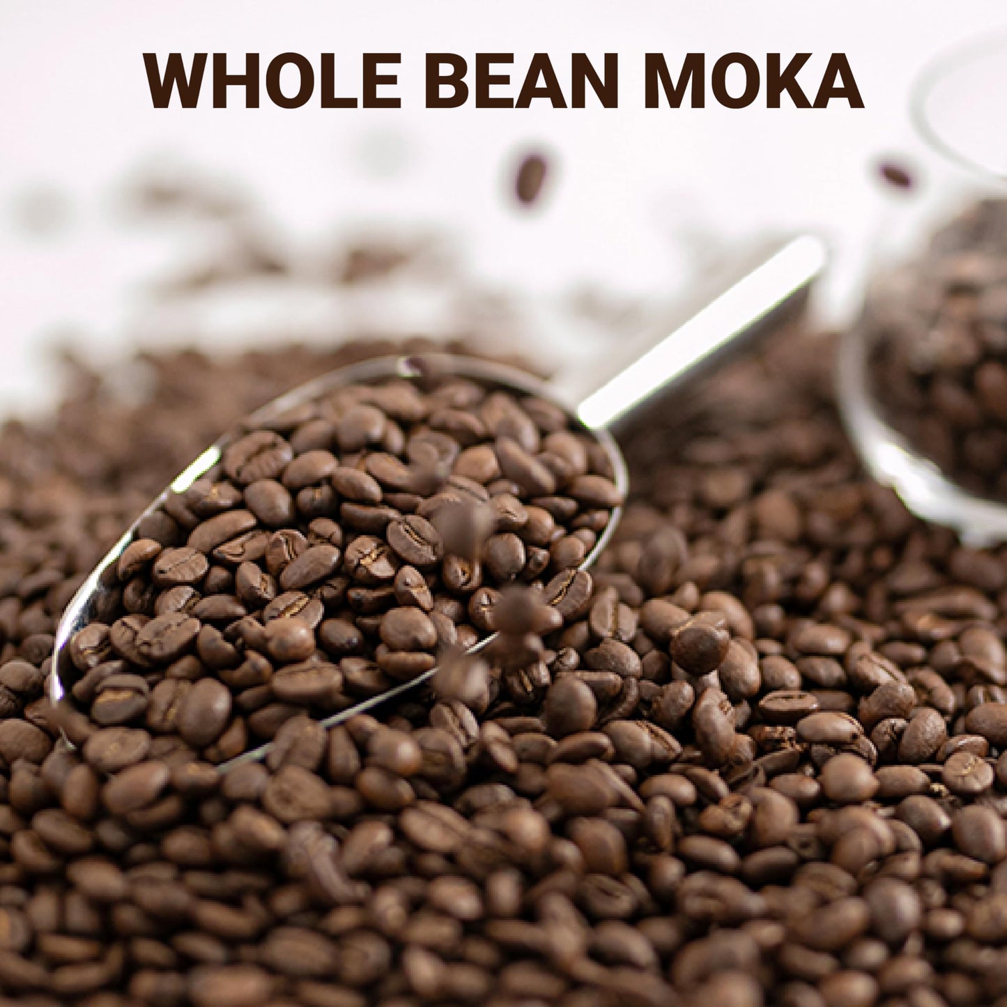 Doanhdang - 17.6 Oz Enhanced Moka Whole Bean Coffee, 100% Medium Roast, Rich Flavor For Espresso Shot And Brew, Origin From Vietnam, Whole Med Roast Beans