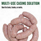 LEM Pre-Tubed Natural Hog Casings, 32-35mm, Edible Sausage Casings, Model 1241, 9.6 Ounce Package