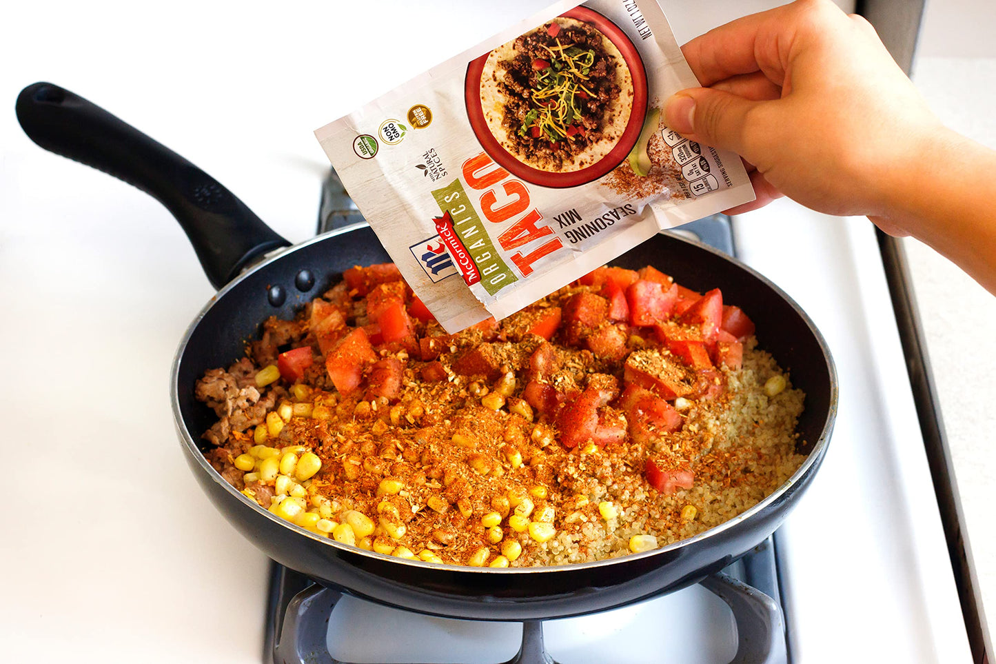 Mccormick Organics Taco Seasoning Mix, 1 Oz (Pack Of 12)