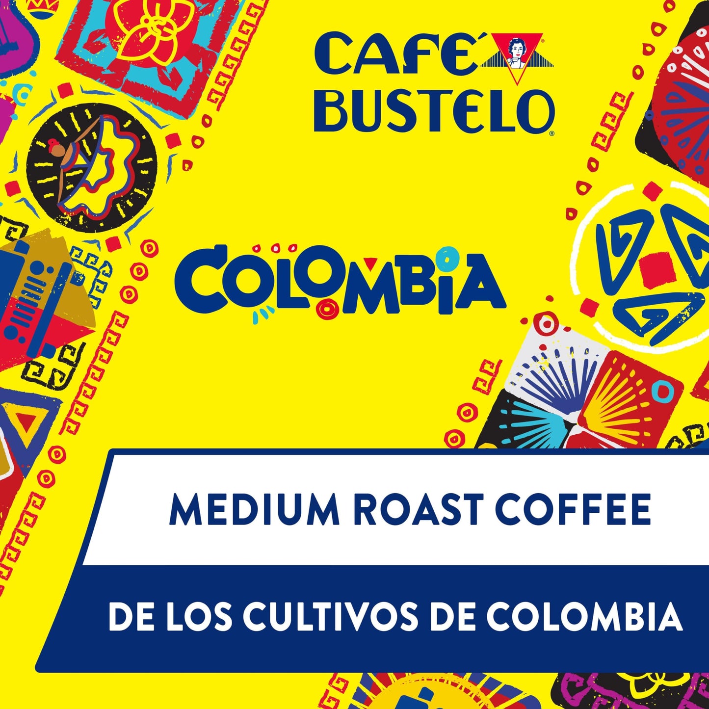 Café Bustelo Colombian Blend Coffee, 12 Keurig K-Cup Pods