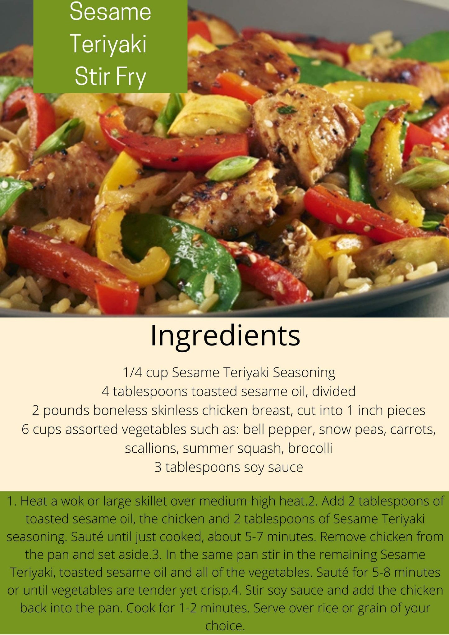 Sesame Teriyaki- Great For Stir-Fry, Noodles, Rice, Pho And More. (5.1 Oz Jar - Set Of 2)