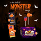 50 Pack Halloween Lollipops - Individually Wrapped Pumpkin And Skull Suckers - Strawberry And Tutti Frutti Delicious Candys - Bulk Candys Great Use  For Kids  Party Favor  Classrooms  Goodie Bags
