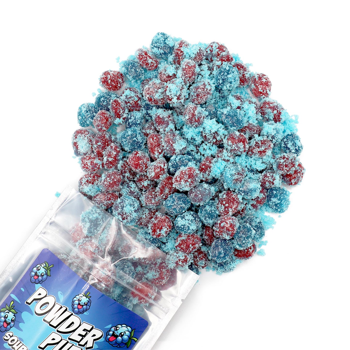 Snack Crackle Shop Sour Blue Raspberry Gushers, Best Gushers, Best flavourful Gummies, Irresistible Extra yummy Gummy Candy, Blu