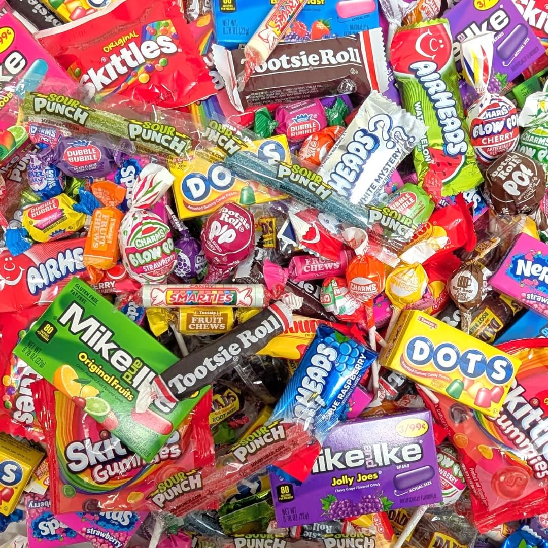 Ultimate Name Brand Candy Variety Pack - 20 lb Bulk Candy Individually Wrapped - No filler Candies - Perfect for Party Candies Stuffers or Party Favor Candys for Kids Goodie Bags - Party Favors for Kids