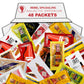 Hot Sauce Variety Pack Of 96 Condiment Packets. 8 Each Of 12 Flavors Care Package Gift Basket By Rebel Smuggling Galactic Emporium