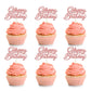 24Pcs Happy Birthday Cupcake Toppers Glitter Celebrating Birthday Cupcake Picks Baby Shower Kids Birthday Party Cupcake Decorati