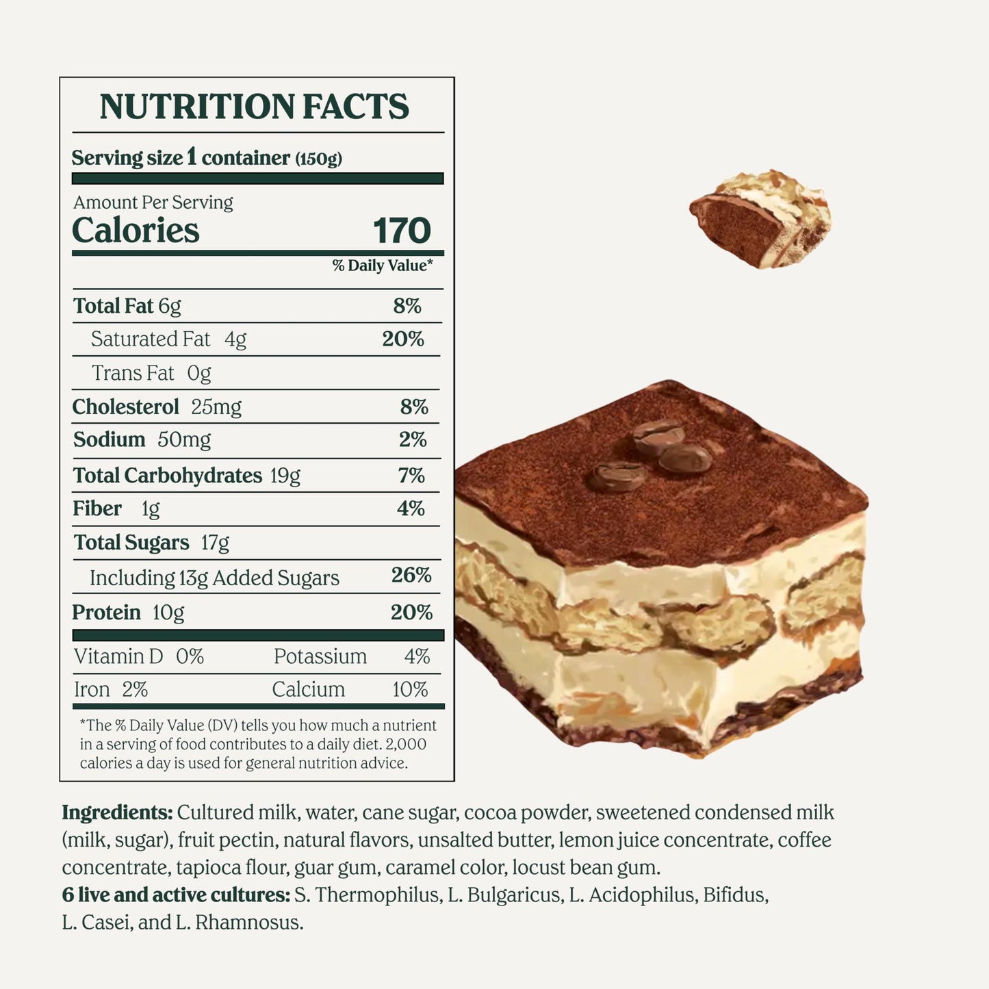 Chobani Creations Mocha Tiramisu 5.3oz
