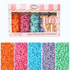 Confect Bunny Sprinkles | Pack of 5 Orange, Silver and Sky Blue, Red Sprinkle I Birthday & Celebration Edible Sprinkles for Cake