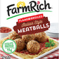Farm Rich Italian Style Meatballs, Made with Beef, Pork and Authentic Bread Crumb Recipe, Fully Cooked, Frozen, 26 oz