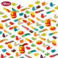 Albanese Gummy Candy Variety Pack, Assorted Flavors, 7oz & 7.5oz (Pack of 6)