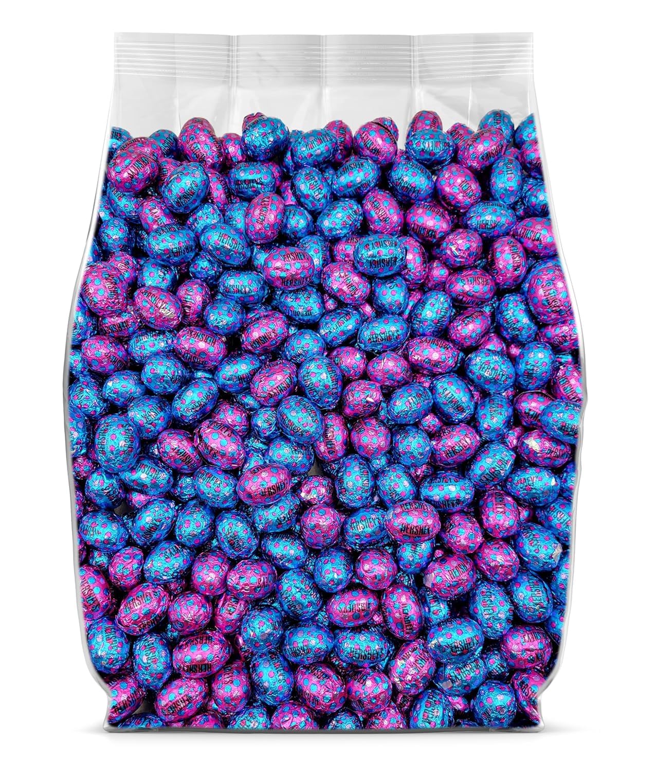 Hershey Cookies and Cream Eggs Easter Candy Bulk - 120 Individually Wrapped Chocolate Candy Easter Eggs Bulk - Polka Dot Hershey