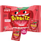 DOUzzle Dibbitz Strawberry, Candy Filled Straw Sticks (14 Count, Pack of 1) Individually Wrapped Candies, Birthday Party Favors,
