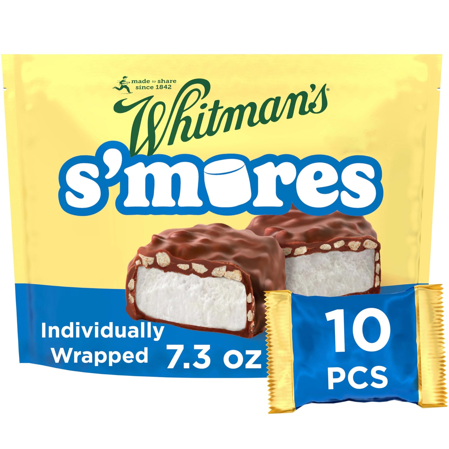 WHT 7.3oz MC MM Classic Smores Stndup Bg
