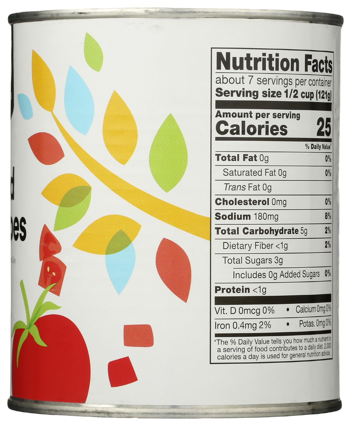 365 by Whole Foods Market, Diced Tomatoes, 28 Ounce