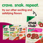 Snak Club Tajin Mango Rings Gummy Candy, Fruit Candy Gummies with Chili and Lime Seasoning, Mild, Gluten-Free and Vegan Snacks,