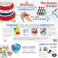 U.S. Cake Supply - Complete Cake Decorating Airbrush Kit With A Full Selection Of 12 Vivid Airbrush Food Colors - Decorate Cakes, Cupcakes, Cookies & Desserts