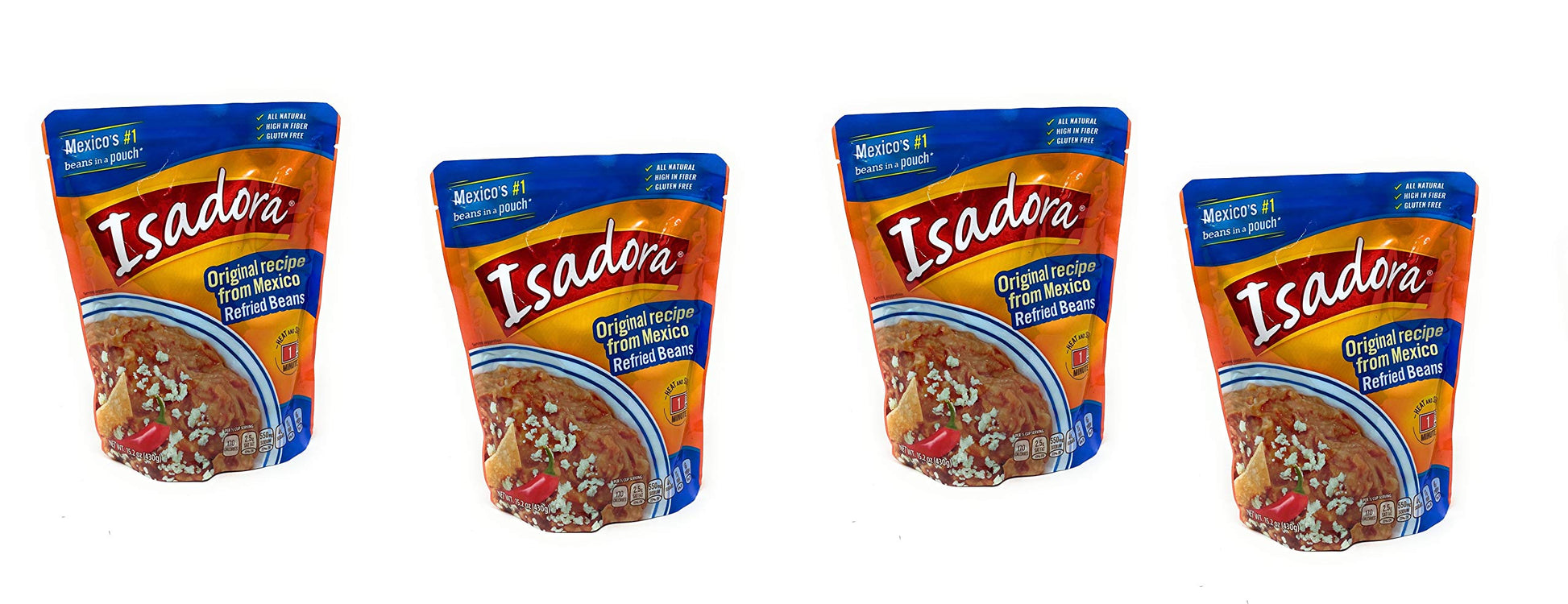 Isadora Refried Beans Original Recipe - pack of 4