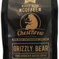 CHESTBREW COFFEE Whole Bean Coffee Medium Roast 20 Ounce Dark Brown Bag
