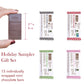Chuao Chocolatier Holiday Sampler Gift Box Gourmet Dark & Milk Chocolate Mini Bars | No Preservatives | For Gift Baskets, Christmas, Hostess Gifts, Thank You, Care Package | 15 Pack (0.39 Oz Each)