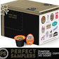 Perfect Samplers Pumpkin Spice Coffee Pods Variety Pack, Medium Roast, 50 Count for Keurig K Cups