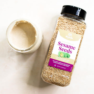 Rodelle Toasted Natural Sesame Seeds, 18 Oz (Packaging May Vary)