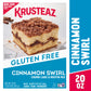 Krusteaz Gluten Free Baking Mix, Cinnamon Swirl Crumb Cake & Muffin Mix, Gluten Free with No Artificial Flavors, Colors or Prese