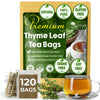 Tog999, Enhanced 120 Thyme Leaf Tea Bags, 100% Natural & Pure. Loose Leaf Thyme Herbal Tea. No Sugar, No Caffeine, No Gluten, Vegan.