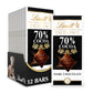 Lindt Dark Chocolate Bar, 70% Cocoa, 3.5 oz, 12 Pack, Natural