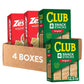 Club and Zesta Crackers, Party Snacks, Variety Pack (4 Boxes)