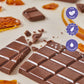 7TH HEAVEN Vegan Oat Milk Chocolate Bars with Caramel & Sea Salt, 3.5 oz, Dairy Free, Fair Trade, Kosher Parve, 4 Packs