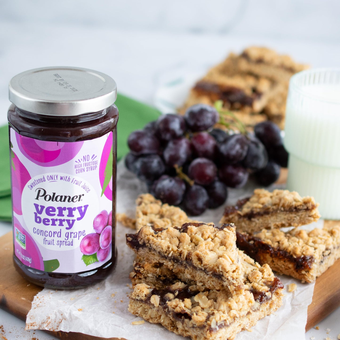 Polaner Verry Berry Fruit Spread, Concord Grape, 15.25 Ounce