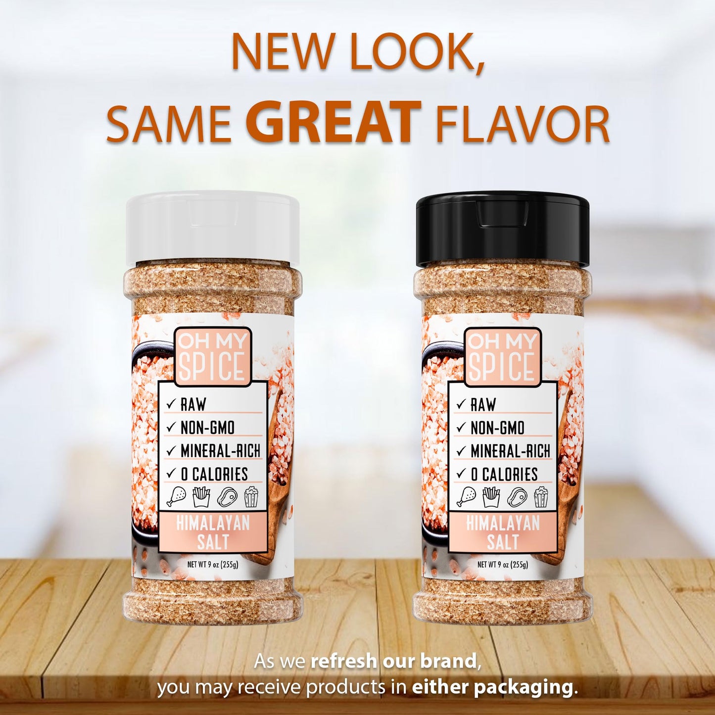 Popcorn Seasoning Himalayan Pink Salt - Fine Grain Rock Salt For Salmon, Pork Belly, Turkey Ground, Chicken, Fish, Salad, Margar