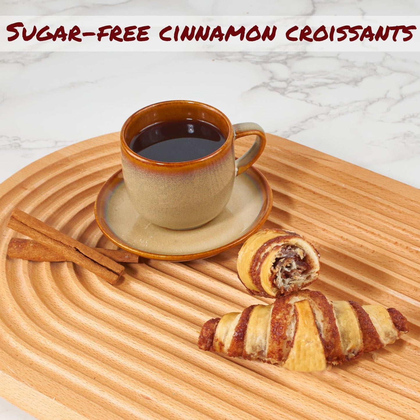 Sterns Bakery Sugar Free Mini Croissants, Cinnamon, Dairy Free, Nut Free, 10 oz