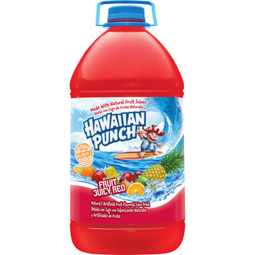 HAWAIIAN PUNCH Fruit Juice Drink, Caffeine-Free, Gluten-Free, 1 Gal, Fruit Juicy Red