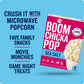 Angies BOOMCHICKAPOP Sea Salt Microwave Popcorn, 6 Count, 3.29 oz Bags, Lightly Salted, Snack Size