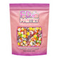 Fruit Crunch Sour - Freeze Dried Candy, 10 Oz - Assorted Sour Flavors, Large Pouch - Ideal Gift Snack Treat