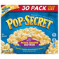 KITMOUS Pop Secret Popcorn, Movie Theater Butter, 3 oz. Pack of 30, Model TS0417-A700ML-M488
