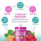 Designer Wellness Protein Smoothie, Real Fruit, 12g Protein, Low Carb, Gluten-Free, Raspberry Passion Fruit, 4.2 Fl Oz (Pack of 24)