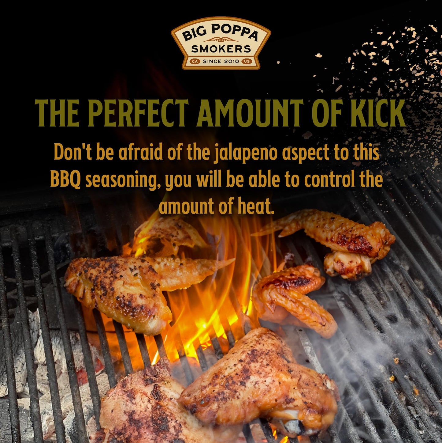 Big Poppas Jallelujah Spicy Jalapeno Seasoning - Versatile, Gluten-Free Jalapeno Rub For Steak, Chicken And More! (7.5 Oz)