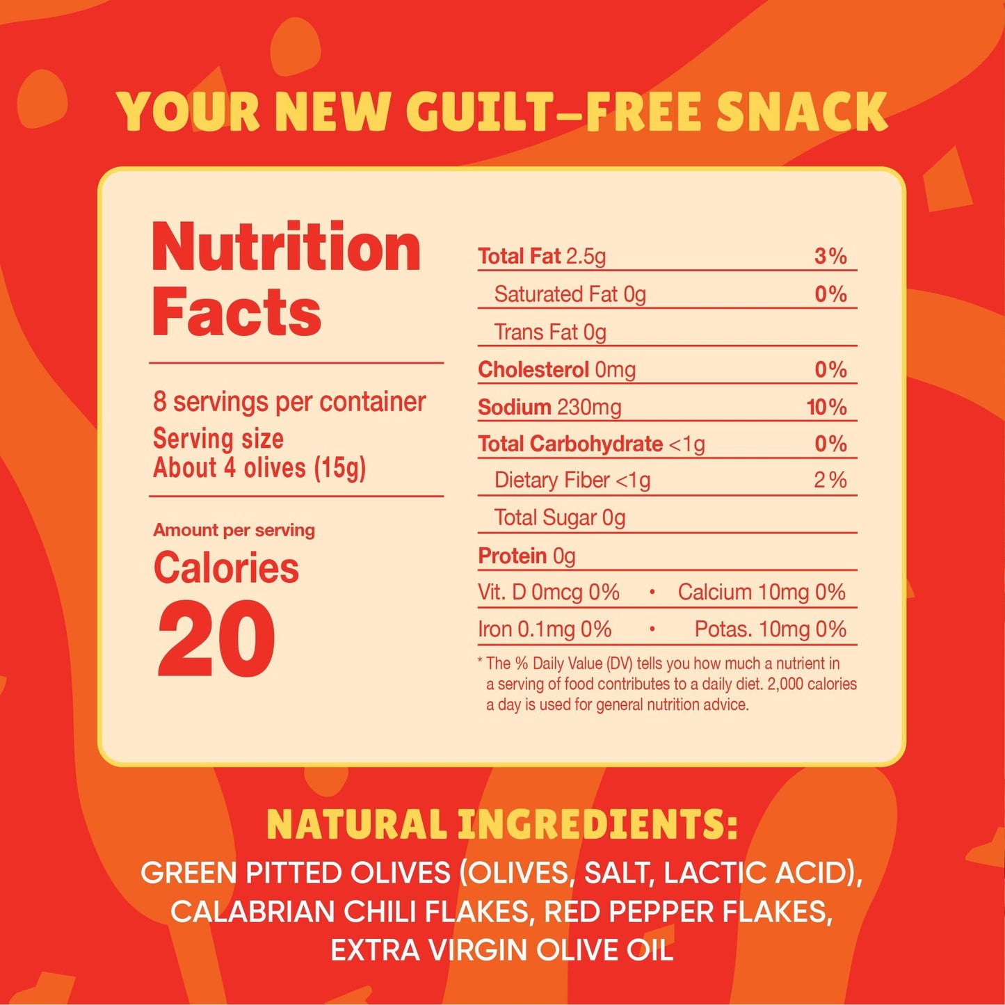 Freestyle Snacks Olive Snack Packs - Fresh Pitted Green Olives, Jumbo-Sized, Grown In Greece, All Natural, Non-Gmo, Paleo, Sugar