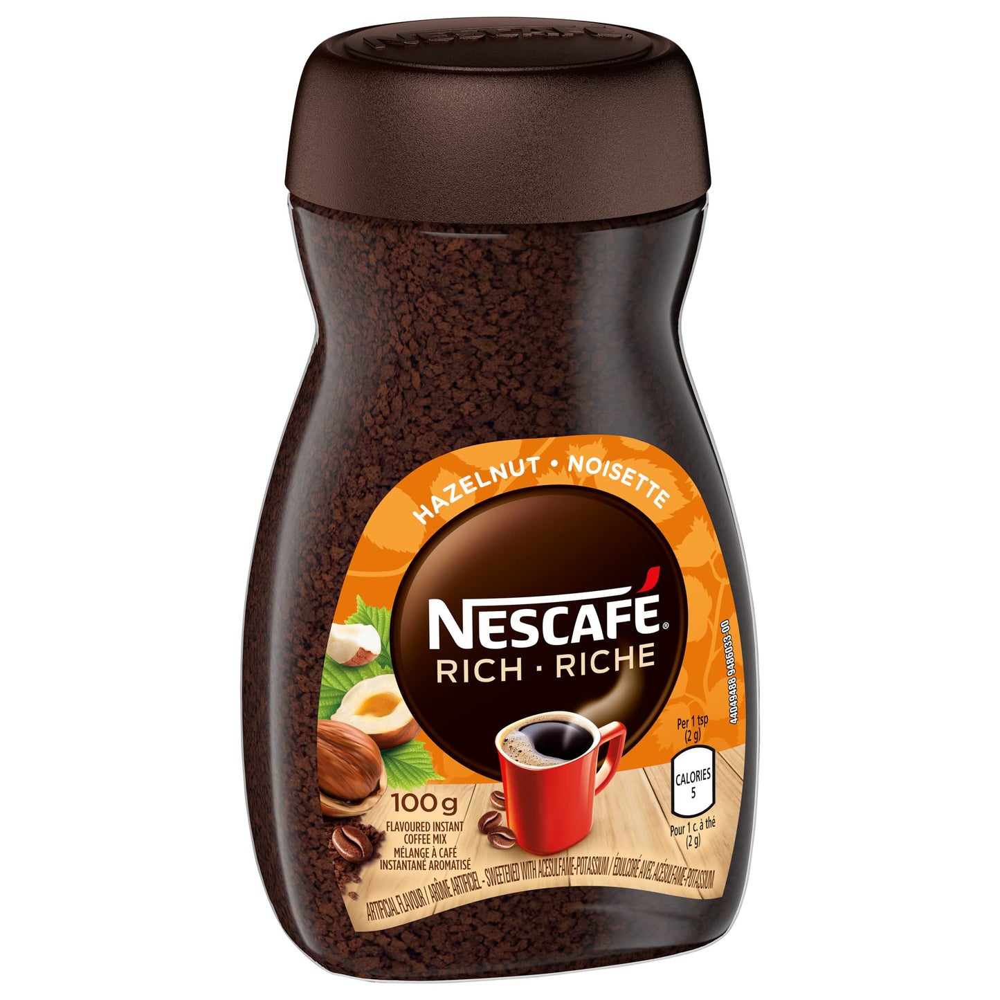 Nescaf   Rich Instant Coffee, 100G (Hazelnut)