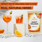 BREWIX Sweet Orange Hibiscus Tea Bags - Caffeine-Free Herbal Tea, 25 Pyramid Bags, Supports Calm & Balance