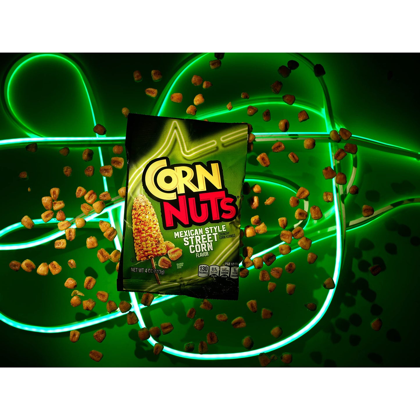 Corn Nuts Mexican Street Corn Crunchy Corn Kernels 4 Ounce Bag (12-Pack)