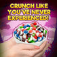 The Original Mountain Dudes Wildberry Crunch, Freeze Dried Candy, 4 Oz, Assorted Berry Punch, Melon, Strawberry, Cherry, Raspberry, Bag Pouch, Ideal Gift Snack