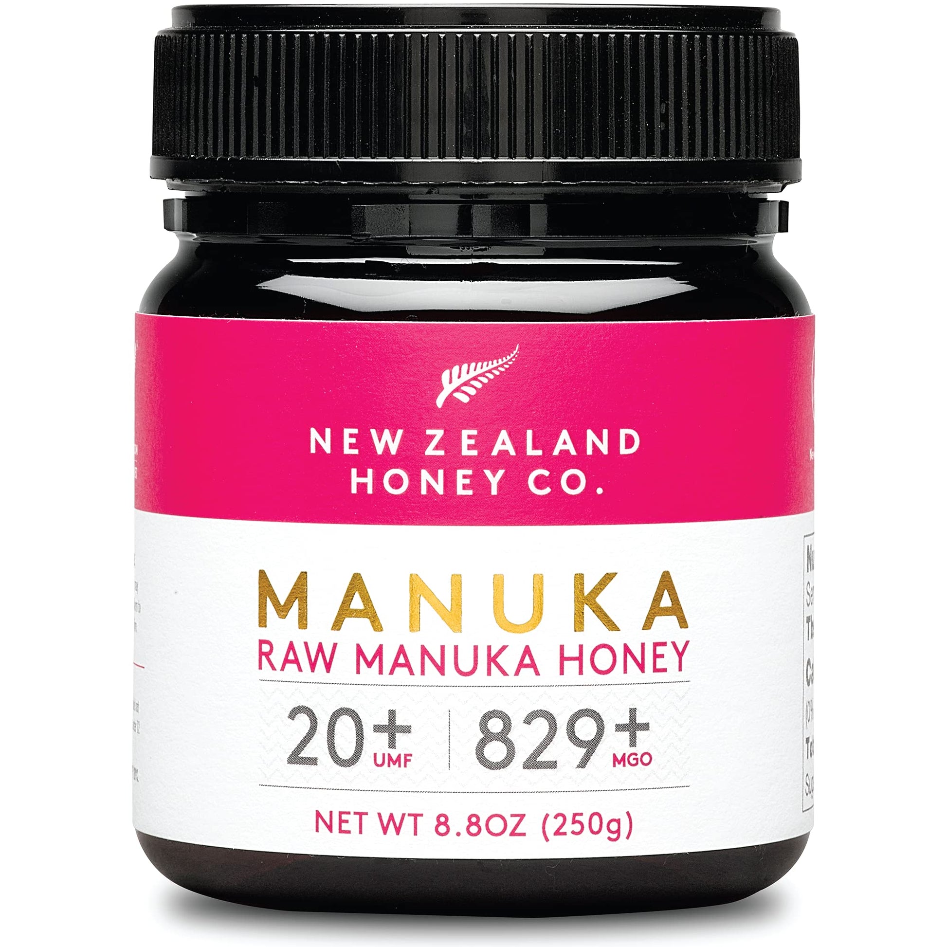 New Zealand Honey Co. Raw Manuka Honey Umf 20+ | Mgo 829+, Umf Certified / 8.8Oz