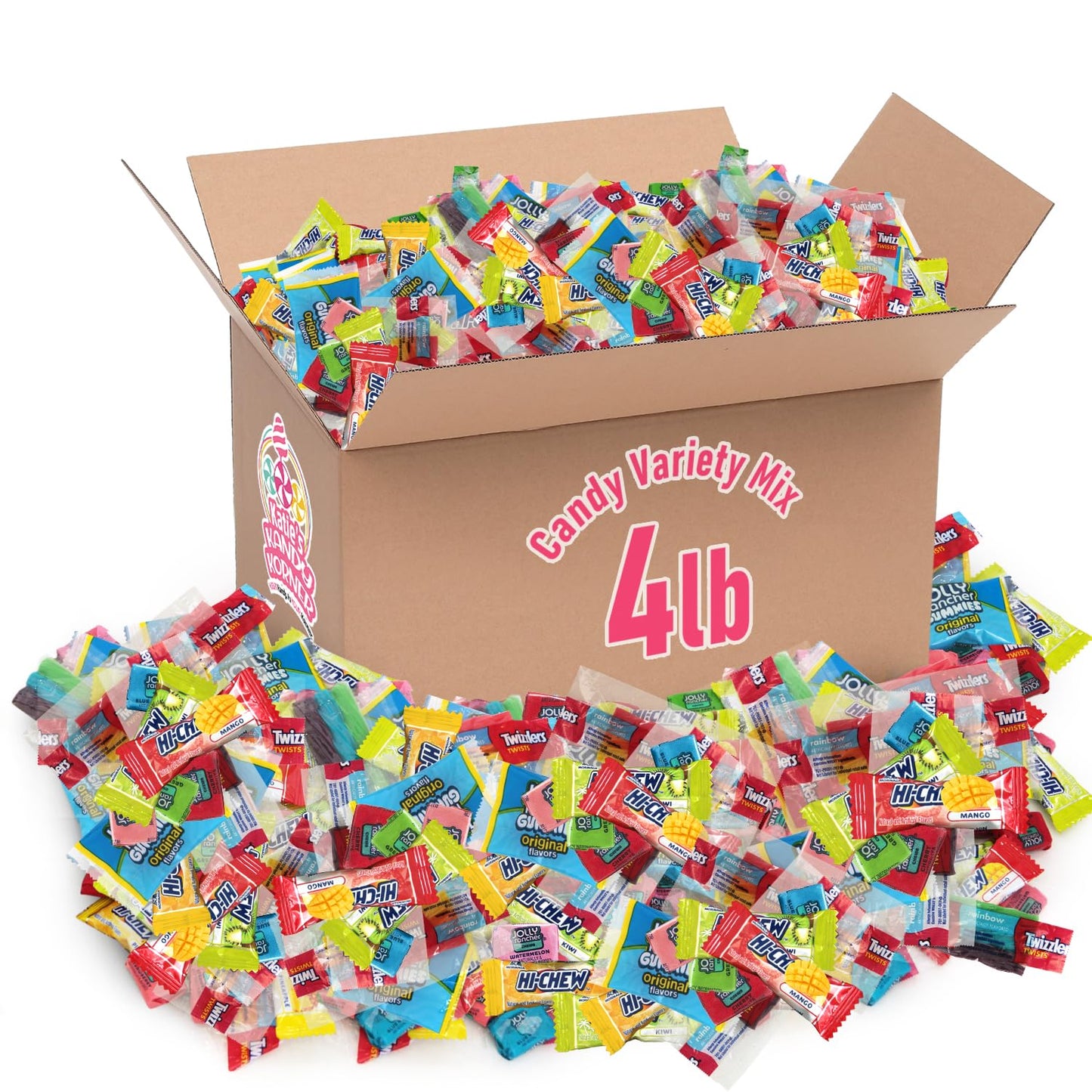 KATIE’S KANDY KORNER Candy Variety Pack - Bulk Individually Wrapped Assortment for Birthdays & Everyday Snacking - 4 Lb