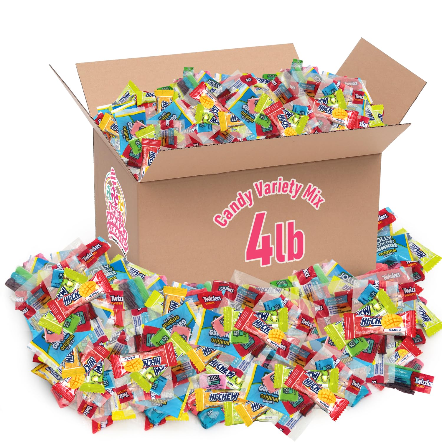 KATIE’S KANDY KORNER Candy Variety Pack - Bulk Individually Wrapped Assortment for Birthdays & Everyday Snacking - 4 Lb