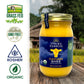 Spring Sunrise Grass Fed Organic Cultured Ghee - USDA Certified Clarified Butter - Keto & Paleo Friendly  Non-GMO  Gluten & Lactose Free Cooking Oil - Sustainably Sourced  16 oz Jar